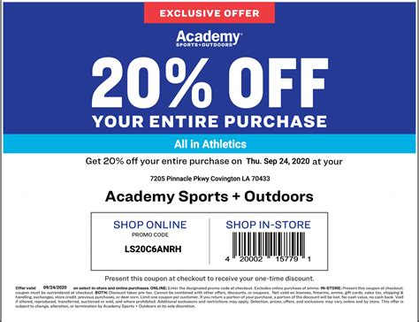 24 for each user with time-limited Promo Codes. . Academy sports discount codes